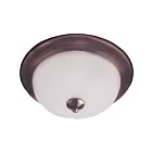 Maxim Lighting 5831FTOI Essentials 2-Lights 60W Oil Rubbed Bronze Flush Mount