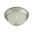 Maxim Lighting 5831FTSN Essentials 2-Lights 60W Satin Nickel Flush Mount