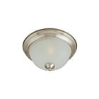Maxim Lighting 5831FTSN Essentials 2-Lights 60W Satin Nickel Flush Mount