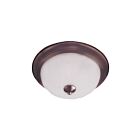 Maxim Lighting 5832FTOI Essentials 3-Lights 60W Oil Rubbed Bronze Flush Mount