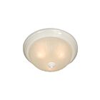 Maxim Lighting 5832FTWT Essentials 3-Lights 60W White Flush Mount