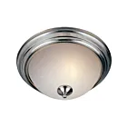 Maxim Lighting 5840ICSN Essentials 1-Light 60W Satin Nickel Flush Mount