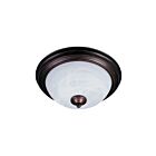 Maxim Lighting 5840MROI Essentials 1-Light 60W Oil Rubbed Bronze Flush Mount