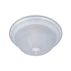 Maxim Lighting 5840MRWT Essentials 1-Light 60W White Flush Mount