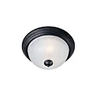 Maxim Lighting 5841FTBK Essentials 2-Lights 60W Black Flush Mount