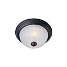 Maxim Lighting 5841FTOI Essentials 2-Lights 60W Oil Rubbed Bronze Flush Mount