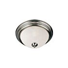 Maxim Lighting 5841FTSN Essentials 2-Lights 60W Satin Nickel Flush Mount