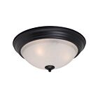 Maxim Lighting 5841ICBK Essentials 2-Lights 60W Black Flush Mount