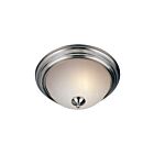 Maxim Lighting 5841ICSN Essentials 2-Lights 60W Satin Nickel Flush Mount