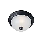 Maxim Lighting 5842FTBK Essentials 3-Lights 60W Black Flush Mount