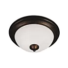 Maxim Lighting 5842MROI Essentials 3-Lights 60W Oil Rubbed Bronze Flush Mount