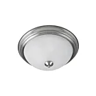 Maxim Lighting 5842MRSN Essentials 3-Lights 60W Satin Nickel Flush Mount