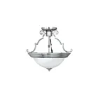 Maxim Lighting 5843MRSN Essentials 2-Lights 60W Satin Nickel Semi-Flush Mount