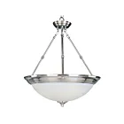 Maxim Lighting 5846MRSN Essentials - 584x 3-Lights 180W Satin Nickel Pendant