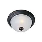 Maxim Lighting 5849FTOI Essentials 2-Lights 60W Oil Rubbed Bronze Flush Mount