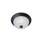 Maxim Lighting 5849FTOI Essentials 2-Lights 60W Oil Rubbed Bronze Flush Mount