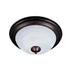 Maxim Lighting 5849MROI Essentials 2-Lights 60W Oil Rubbed Bronze Flush Mount