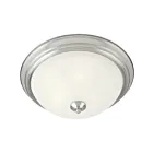 Maxim Lighting 5849MRSN Essentials 2-Lights 60W Satin Nickel Flush Mount