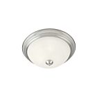 Maxim Lighting 5849MRSN Essentials 2-Lights 60W Satin Nickel Flush Mount