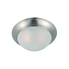 Maxim Lighting 5850FTSN Essentials 1-Light 60W Satin Nickel Flush Mount