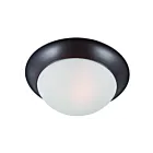 Maxim Lighting 5851FTOI Essentials 2-Lights 60W Oil Rubbed Bronze Flush Mount
