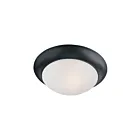 Maxim Lighting 5852FTBK Essentials 3-Lights 60W Black Flush Mount