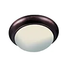 Maxim Lighting 5852FTOI Essentials 3-Lights 60W Oil Rubbed Bronze Flush Mount