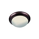 Maxim Lighting 5852FTOI Essentials 3-Lights 60W Oil Rubbed Bronze Flush Mount