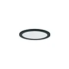 Maxim Lighting 58712WTBK Wafer 1-Light 15W Black Flush Mount