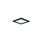 Maxim Lighting 58720WTBK Wafer 1-Light 10W Black Flush Mount