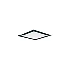 Maxim Lighting 58724WTBK Wafer 1-Light 20W Black Flush Mount