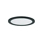 Maxim Lighting 58736WTBK Wafer 1-Light 30W Black Flush Mount