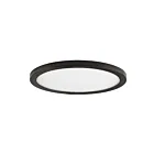 Maxim Lighting 58736WTBZ Wafer 1-Light 30W Bronze Flush Mount