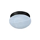 Maxim Lighting 5884MROI Essentials 1-Light 60W Oil Rubbed Bronze Flush Mount