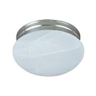 Maxim Lighting 5885MRSN Essentials 2-Lights 60W Satin Nickel Flush Mount
