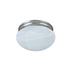 Maxim Lighting 5885MRSN Essentials 2-Lights 60W Satin Nickel Flush Mount
