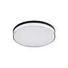 Maxim Lighting 59764CLFTBK Edge 1-Light 25W Black Flush Mount