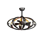 Maxim Lighting 61009BZGLD Ambience 8-Lights 6W Bronze/Gold Fandelier