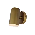 Maxim Lighting Spot Light 62001NAB Natural Aged Brass 9W Outdoor Wall Mount
