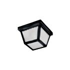 Maxim Lighting 6204FTBK Essentials 2-Lights 60W Black Flush Mount