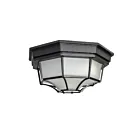 Maxim Lighting 67920BK Crown Hill 1-Light 9W Black Flush Mount