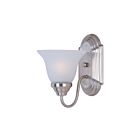 Maxim Lighting Essentials 8011FTSN 1-Light Satin Nickel Wall Sconce