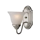 Maxim Lighting Essentials 8011MRSN 1-Light Satin Nickel Wall Sconce