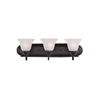 Maxim Lighting Essentials 8013FTOI 3-Lights 60W Oil Rubbed Bronze Vanity Light