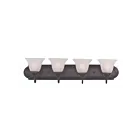 Maxim Lighting Essentials 8014FTOI 4-Lights 60W Oil Rubbed Bronze Vanity Light