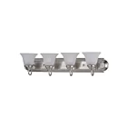 Maxim Lighting Essentials 8014FTSN 4-Lights 60W Satin Nickel Vanity Light