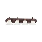 Maxim Lighting Essentials 8014MROI 4-Lights 60W Oil Rubbed Bronze Vanity Light
