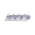Maxim Lighting Essentials 8014MRPC 4-Lights 60W Polished Chrome Vanity Light