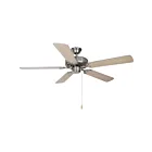 Maxim Lighting 89905SNSM 52" Satin Nickel/Silver/Maple Ceiling Fan