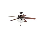 Maxim Lighting 89907FTOIWP 52" Oil Rubbed Bronze/Walnut/Pecan Ceiling Fan